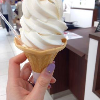 米ミルクソフトクリーム(あおばだんご本舗 川崎アゼリア店)