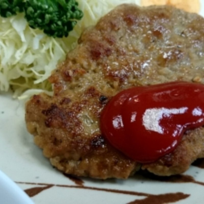 ハンバーグ定食(成城フーズますだや)