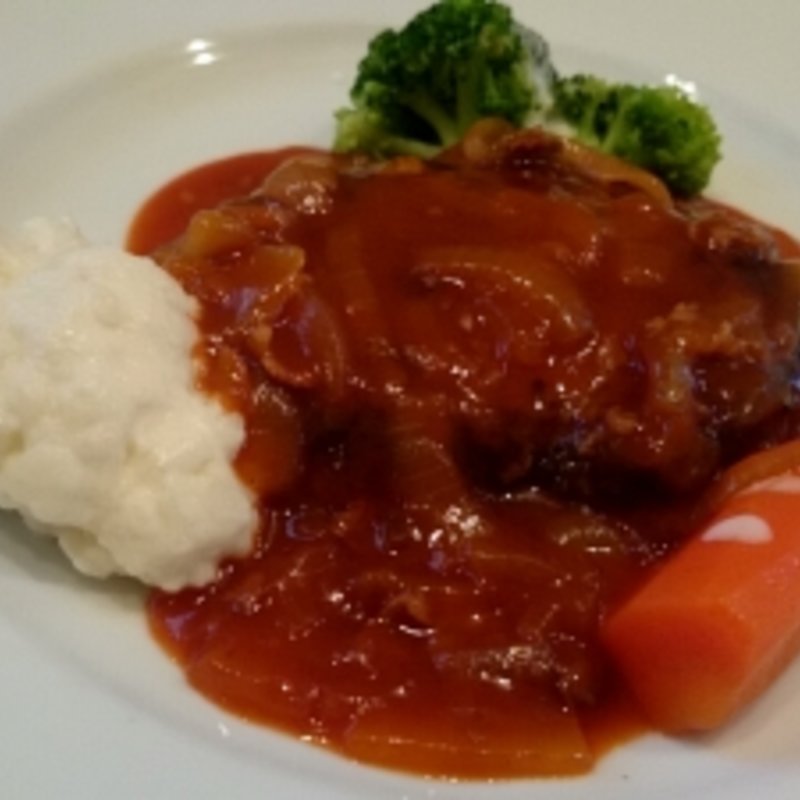 ハンバーグステーキ　ハヤシソース(レストランはしもと )