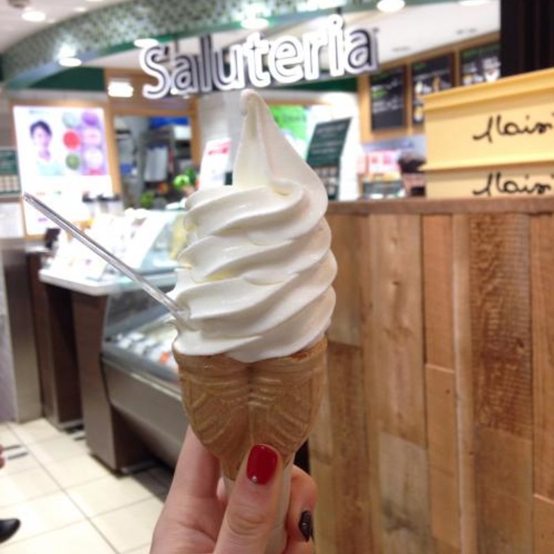 東京の牛乳ソフトクリーム
