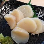 貝柱お造り(中津１丁目 まぐろや （【旧店名】鮪のやっさん）)