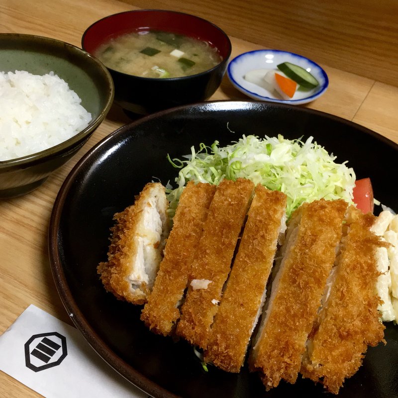 チキンカツ定食(とんかつ まるや )