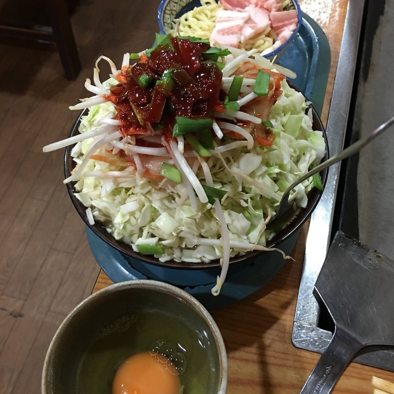 究極豚キムチもんじゃ(ひろちゃん)