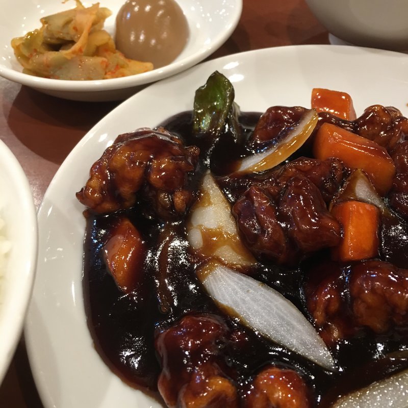 黒酢スブタ(龍華楼)