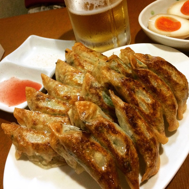 ぎょうざ、しそぎょうざ、ニンニクぎょうざ(ぎょうざ屋)