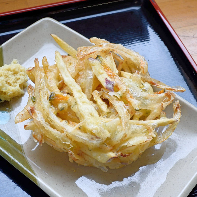 かき揚げ(手打ちうどんますや )