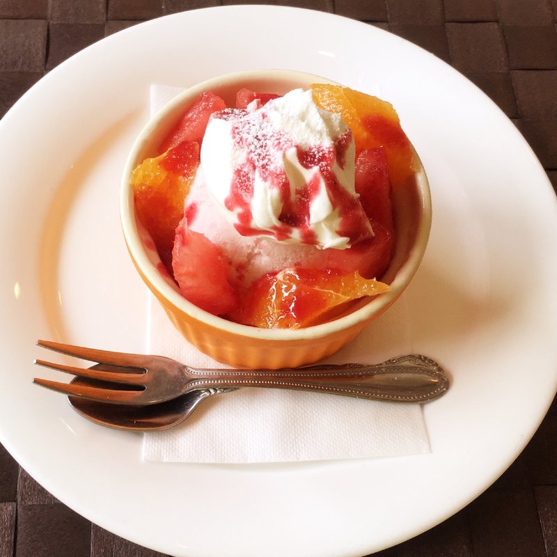 プリン・ア・ラ・モード(デリ&カフェ ソレイユ)