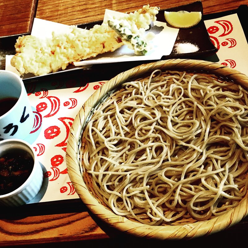 穴子天 ざる蕎麦(欅くろさわ)