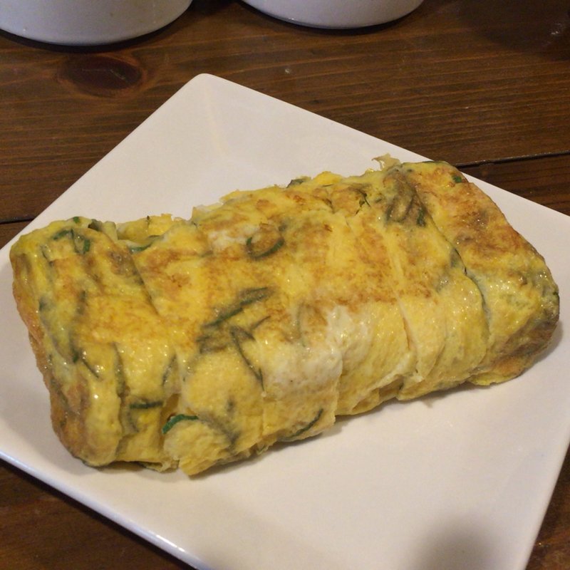 長命草の厚焼き玉子(島料理 海響 （しまりょうり いすん）)