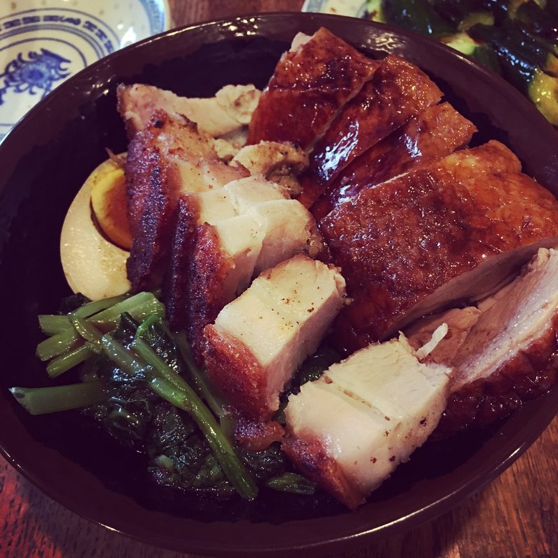 二色盛り丼(金陵)