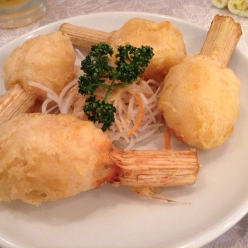 さとうきびの海老包み揚げ(鴻華園)