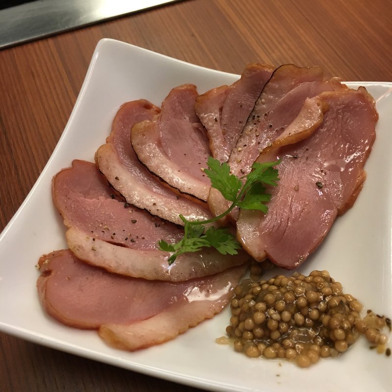 合鴨スモーク(鉄板とステーキのお店 OPERA-Namba- (旧 TEPPANとワインと蕎麦 つなぐ))