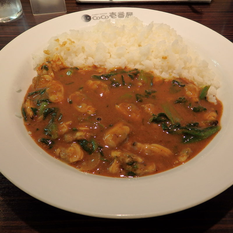 たっぷりアサリカレー＋ほうれん草(CoCo壱番屋 神田駅西口店 （ココイチバンヤ）)