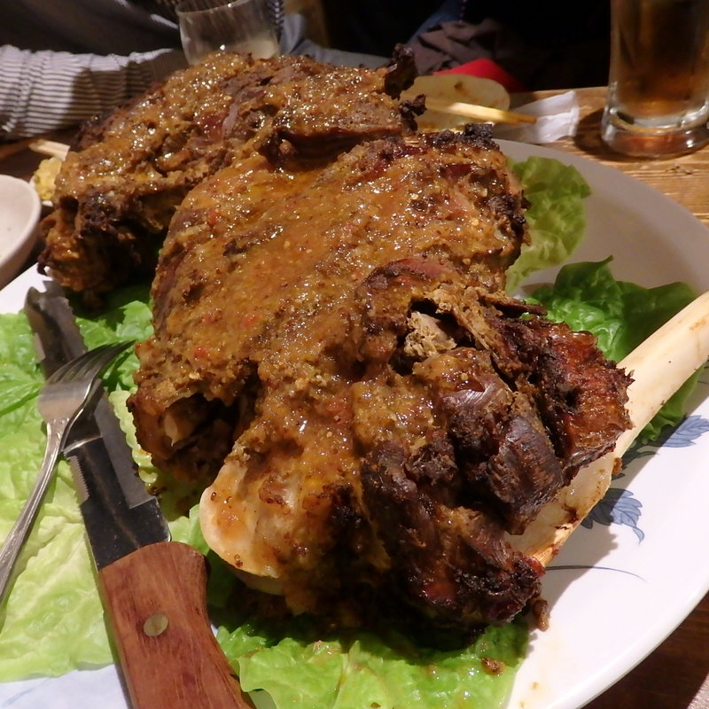 骨つきマトン焼き（コース）(やるき)