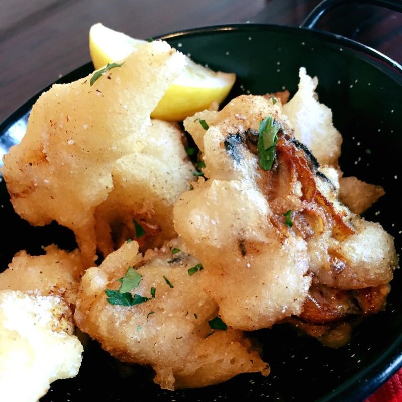 牡蠣とヤングコーンのフリット(Barbaro たまプラーザ)