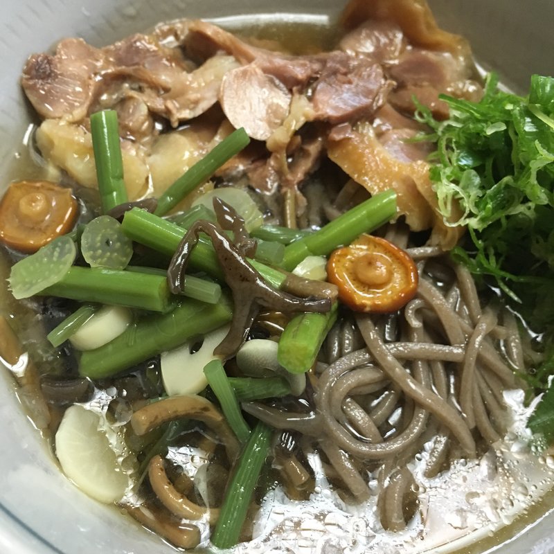 冷たい肉そば(瀧不動生そば )