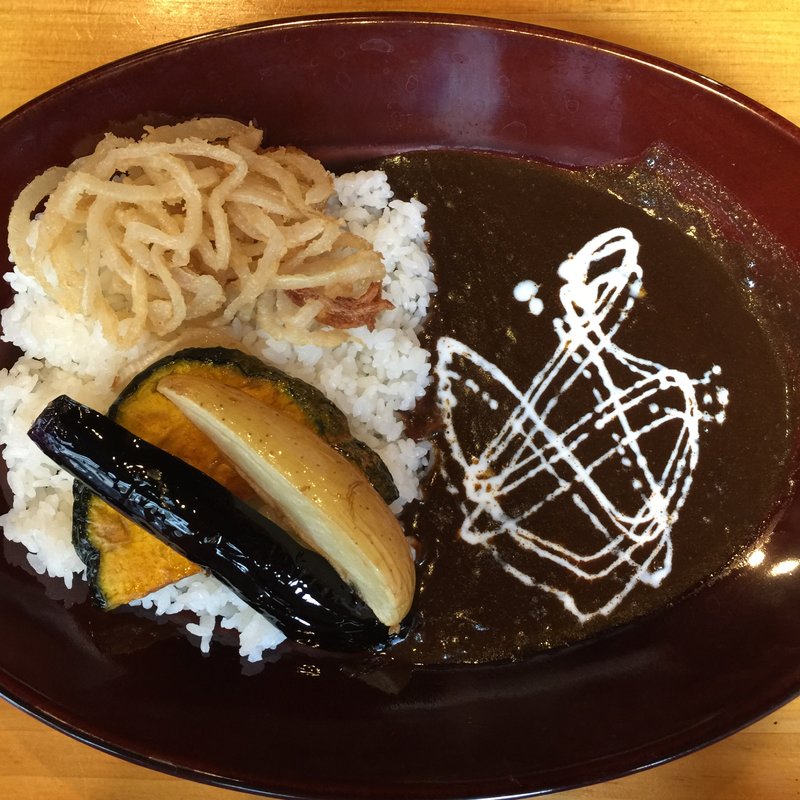 ランチ  2トッピング フライオニオン、日替り野菜(100時間カレー B&R 武蔵小杉店 （ビーアンドアール）)