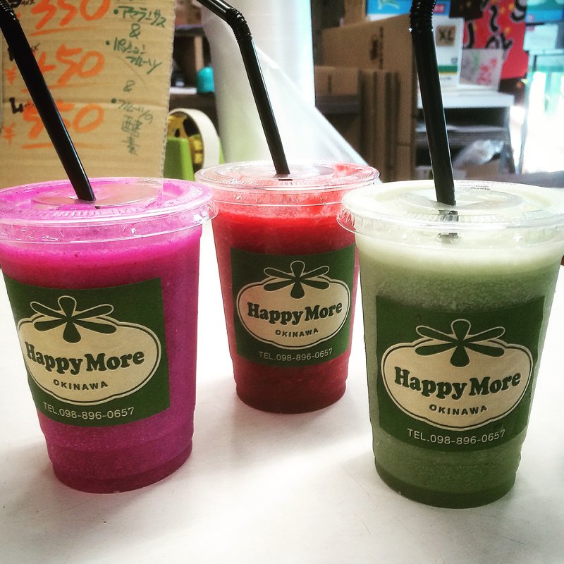 各種スムージー(ハッピーモア市場 )
