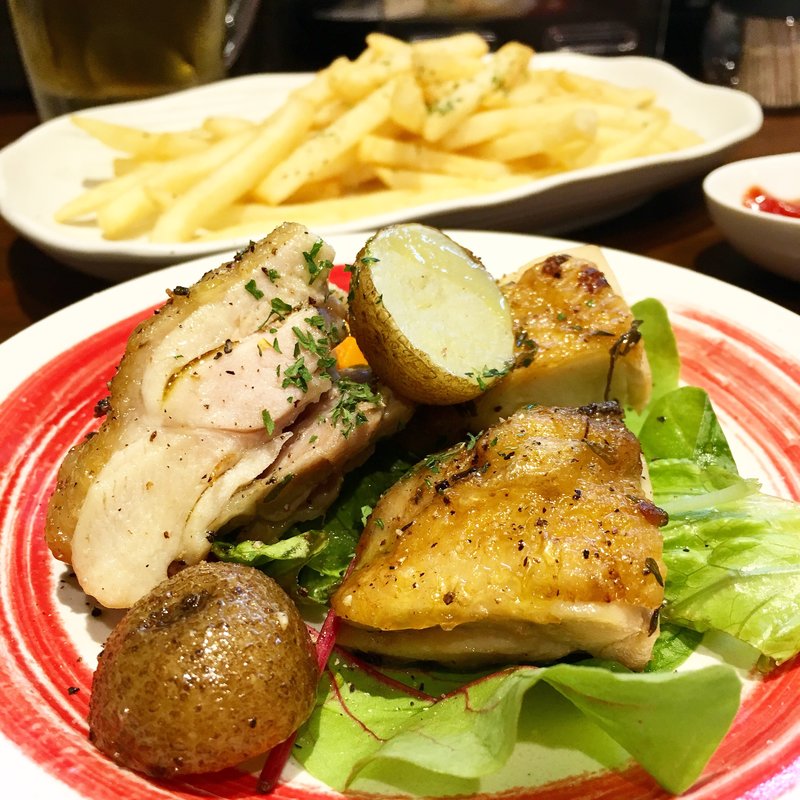 鶏肉の香草焼き(すいば蛸薬師室町)