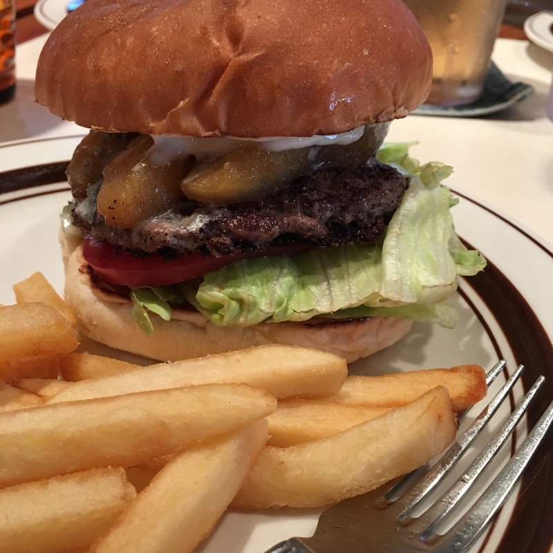 ベイクドアップルゴルゴンゾーラバーガー(cafe Hohokam （カフェ ホホカム）)