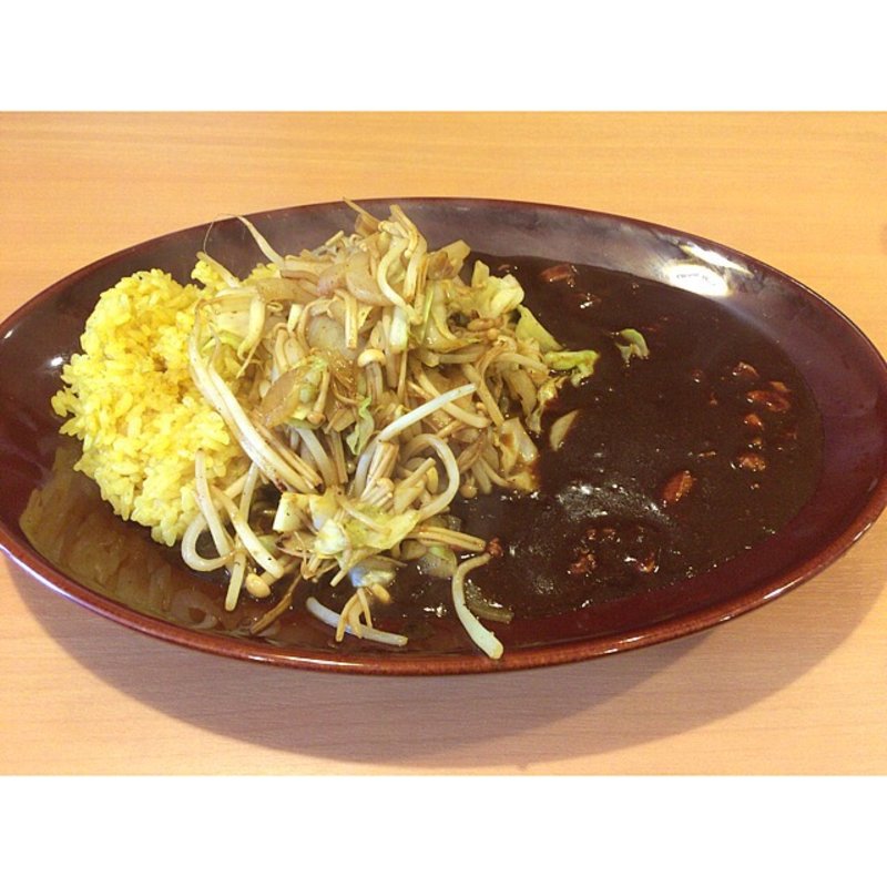 チキン野菜炒めカレー(ルー&野菜大盛)(みぼうじんカレー )