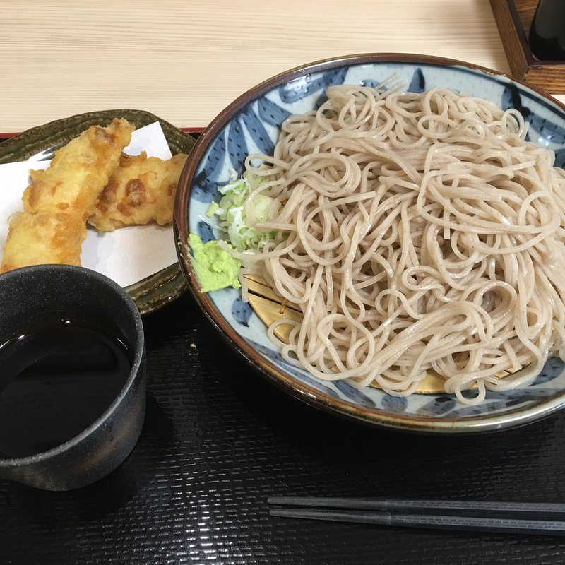 もり蕎麦 ちくわ天トッピング(四谷　政吉 （ 【旧店名】政吉そば）)