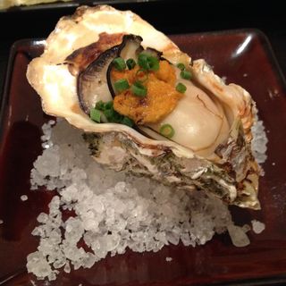牡蠣のウニ焼き( フィッシュ＆オイスターバー 西武渋谷店)