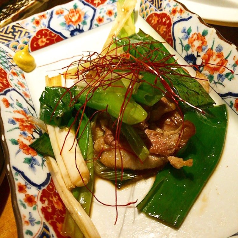 鴨とネギ焼き(竹蔵  川越西口本店)