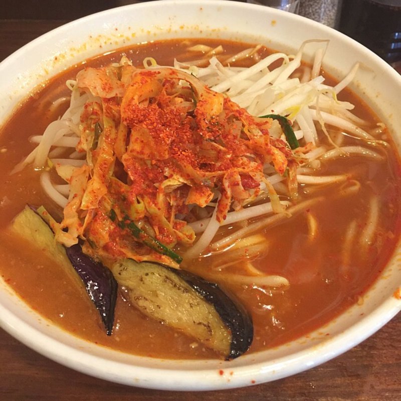 極辛あんかけ拉麺(旨辛ラーメン 表裏)