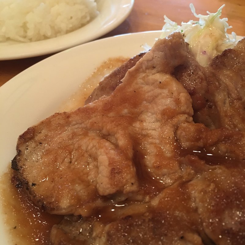 豚肉の生姜焼き(れん )