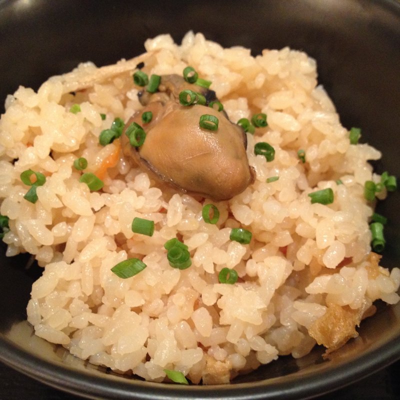 牡蠣の炊き込みごはん( フィッシュ＆オイスターバー 西武渋谷店)