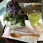 緑茶かき氷(茶工房・かはだ )