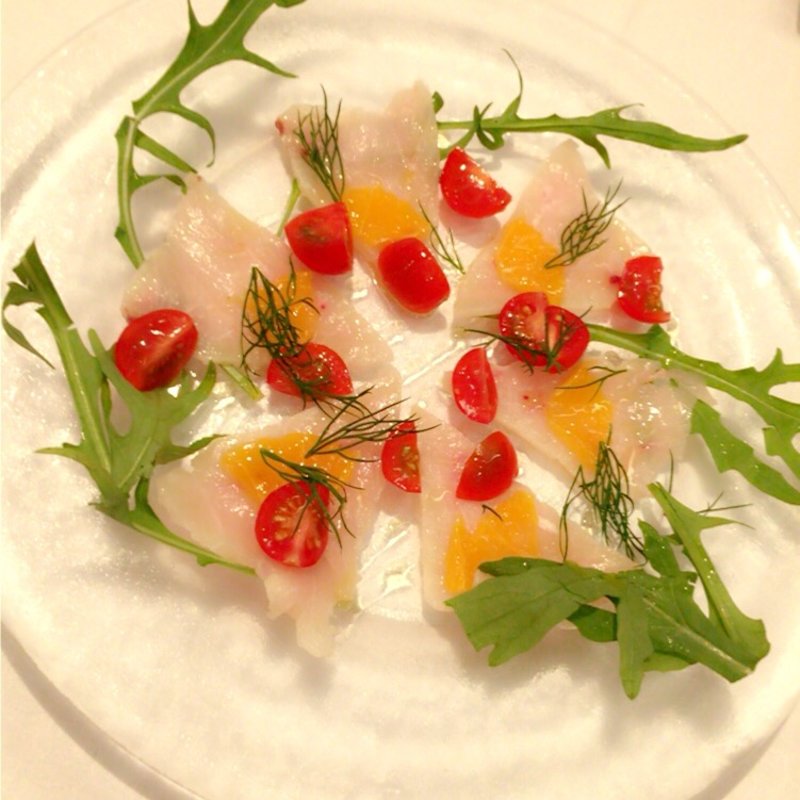 カジキマグロのカルパッチョ(トルッキオ )