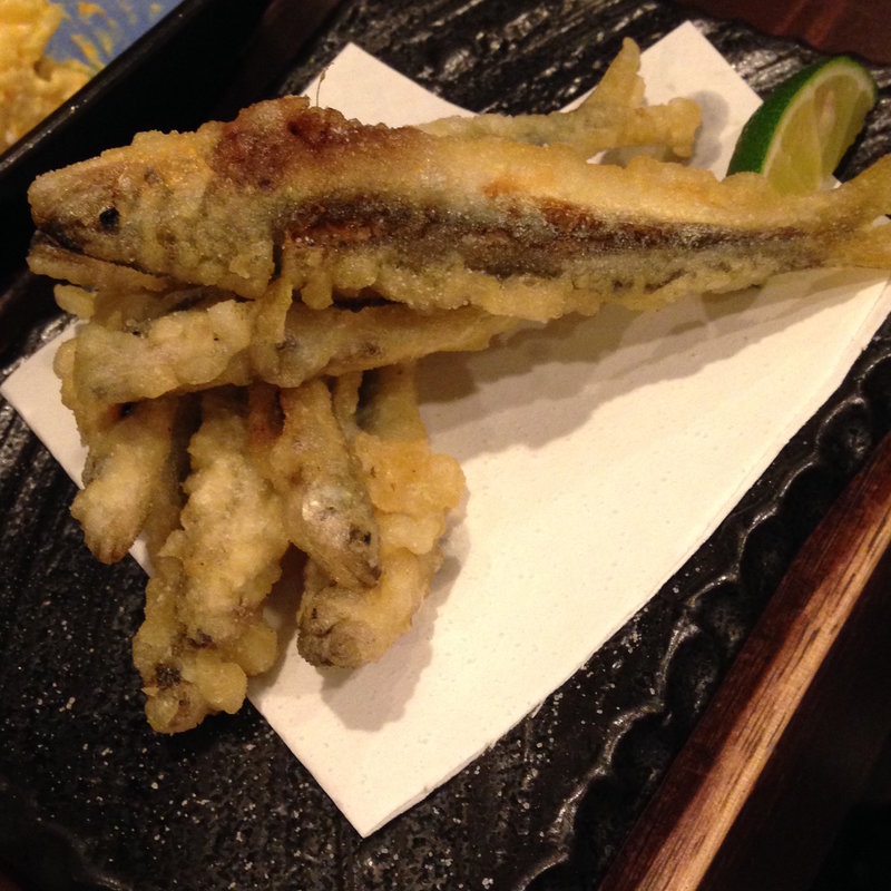 小鮎の天ぷら(立ち飲みじんべえ)