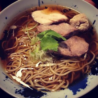 鶏Soba 醤油(鶏白湯Soba 星麺 )