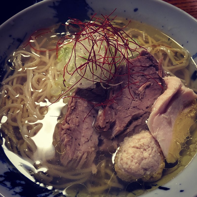 鶏Soba 塩(鶏白湯Soba 星麺 )