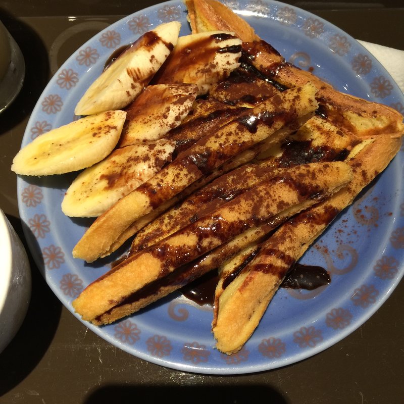 フレンチトースト チョコバナナ(サンマルクカフェ 浅草橋東口店)