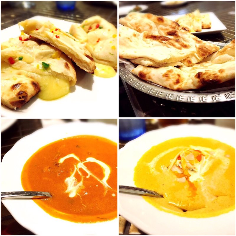 コースのカレー（2種類）(本格インド料理AHILYA アヒリヤ 青山店)