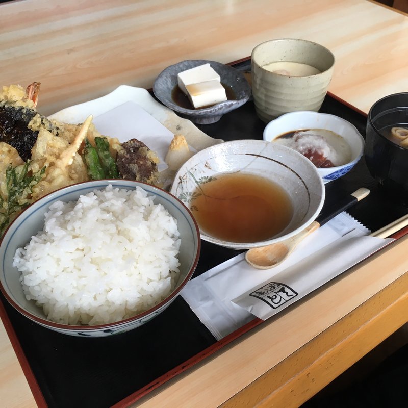 天ぷら盛り合わせ 錦 定食(錦さん)