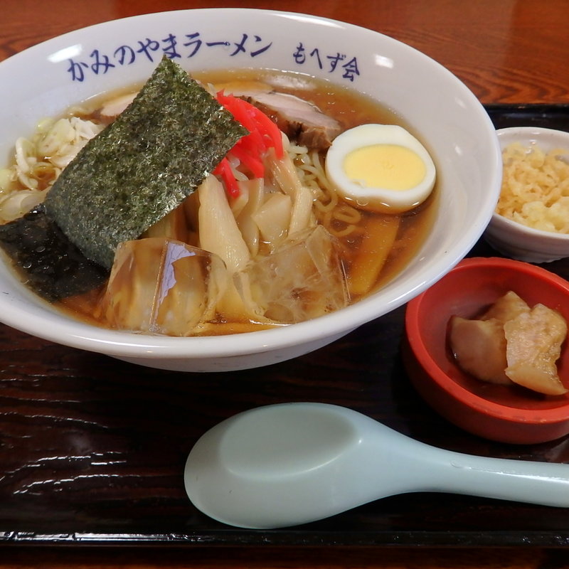冷しラーメン(湯蕎庵　味津肥盧 （みつひろ）)
