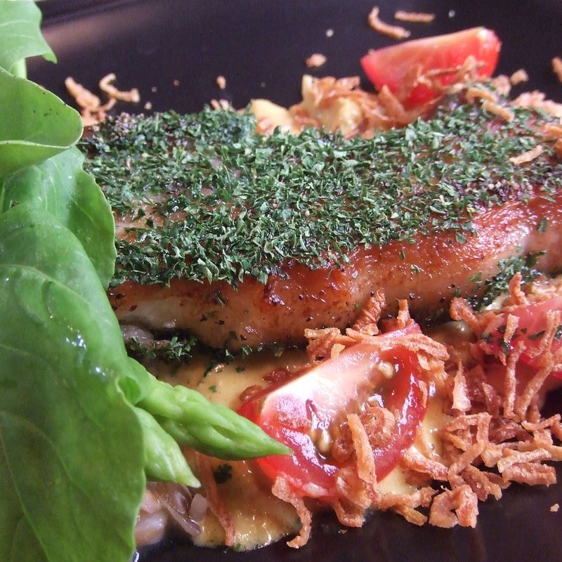 みやじ豚ベーコンの黒胡椒焼き(MOKICHI TRATTORIA)