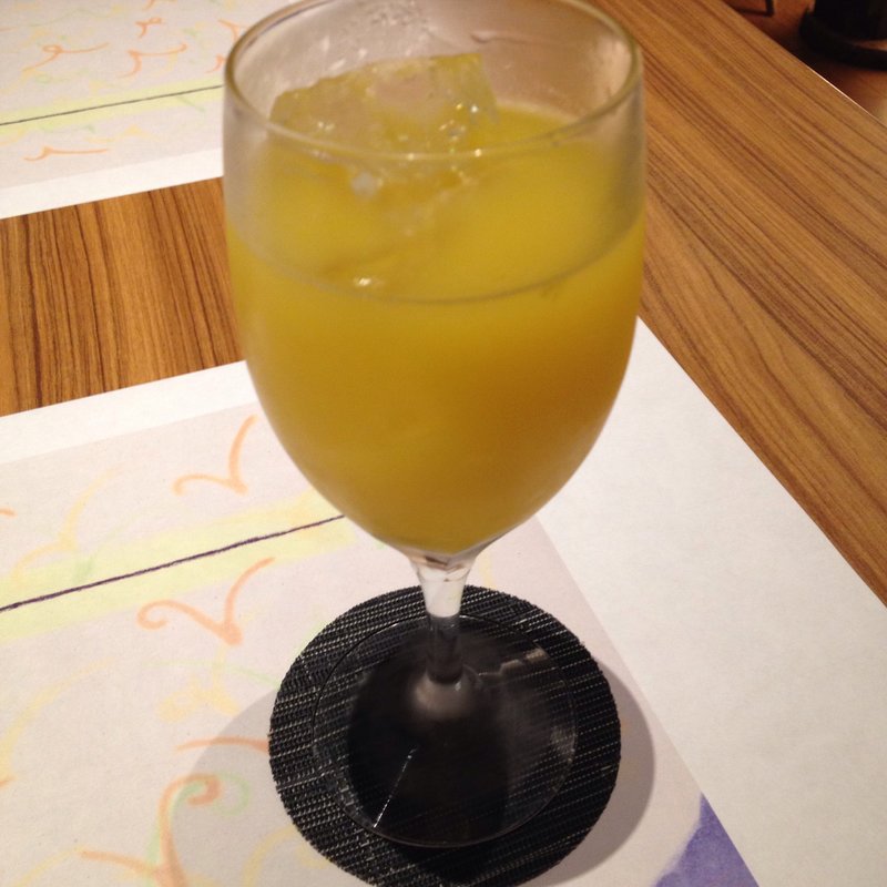 はっさくジュース(瀬戸内ダイニング 遠音近音 Ochi Kochi(をちこち))