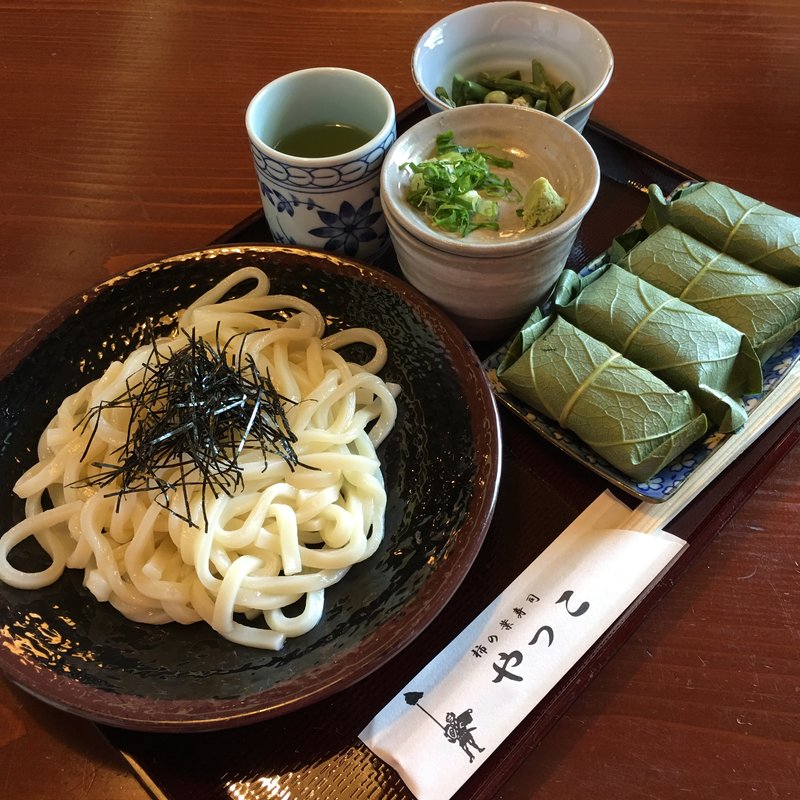 ざるうどんセット(柿の葉寿司 やっこ )