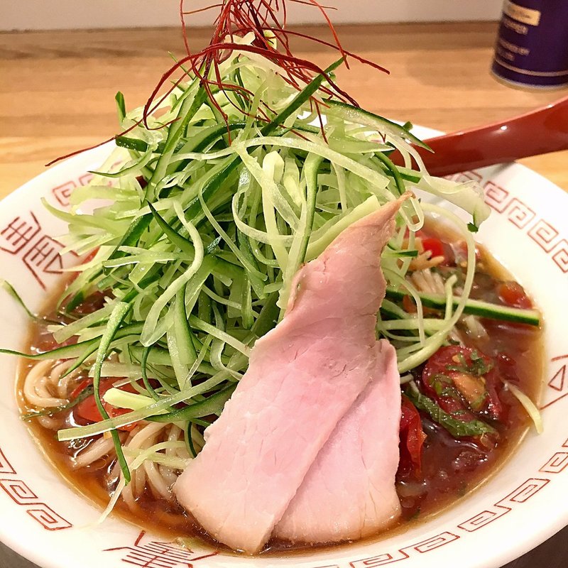 夏季限定　冷やし中華　普通盛(麺や七彩)