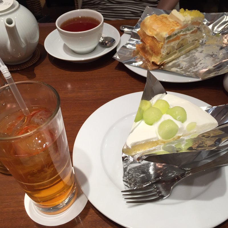メロンのショートケーキ(ハーブス 大丸梅田店 )