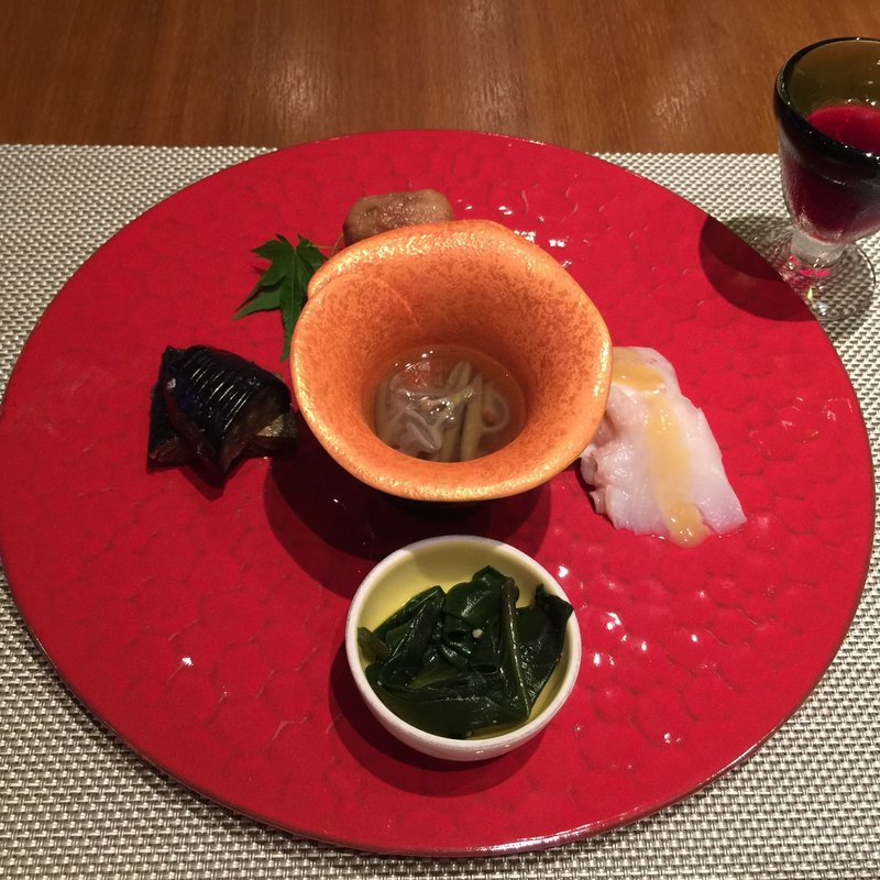 前菜盛り合わせ（コース）(かみのやま温泉 葉山館 翠葉亭 )