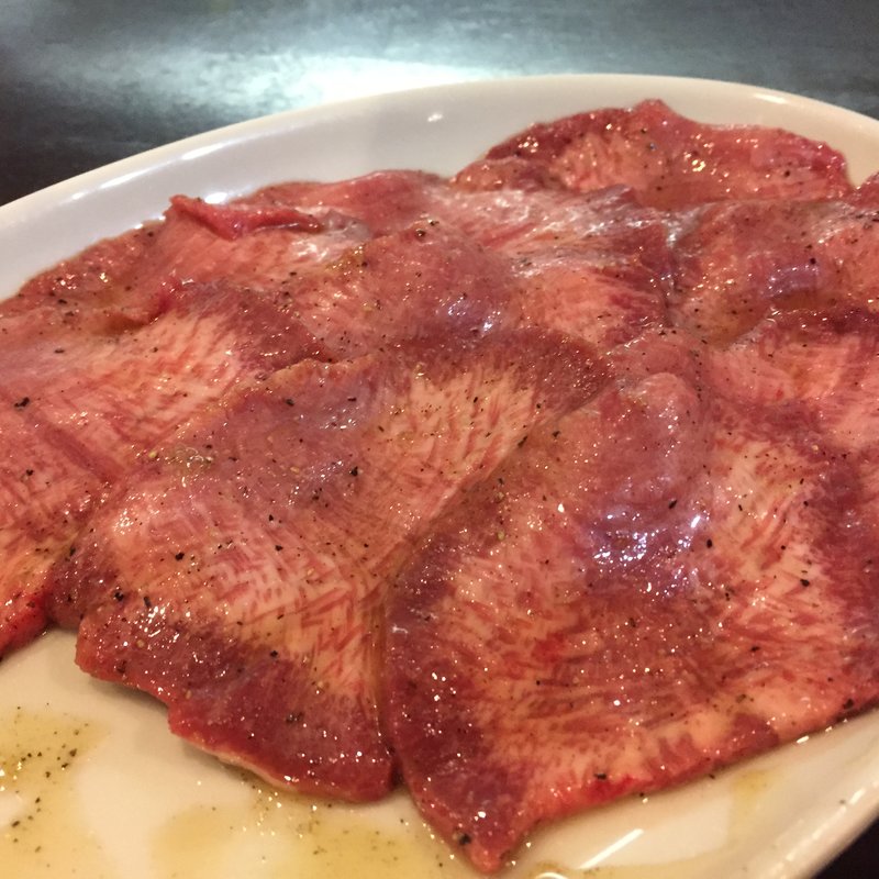 タン塩(大阪焼肉・ホルモン ふたご 新橋別館)