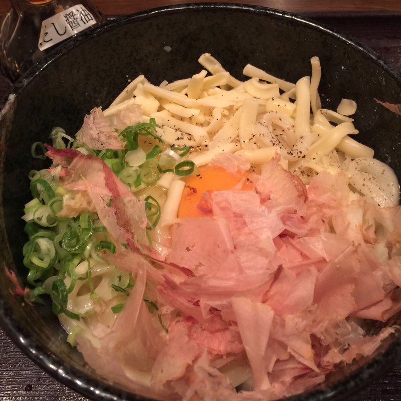 カルボナーラうどん(縁尽)