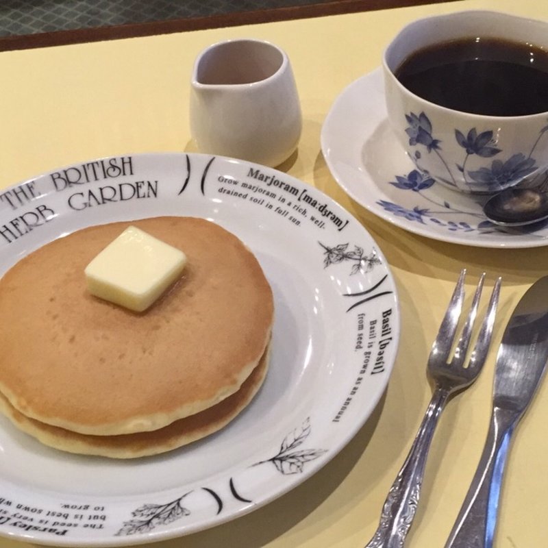 ホットケーキセット(喫茶サントス )