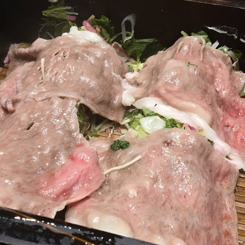 近江牛蒸ししゃぶ会席(瓢喜 香水亭 六本木本店)